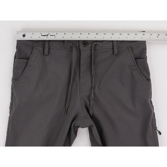 686 Everywhere Pants Mens 32x32 Gray Slim Fit Travel Technical Stretch Chino - Picture 9 of 14
